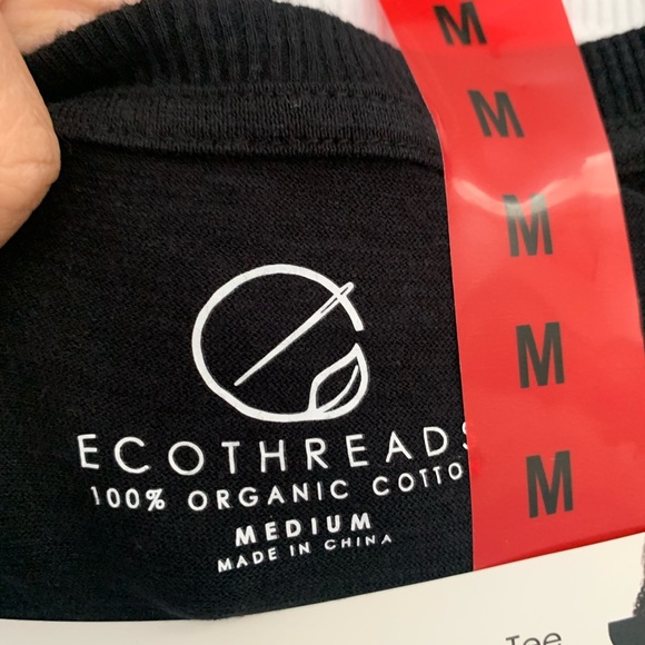 Ecothreads 2 pack short sleeve flutter tee - 100% organic - Picture 4 of 6